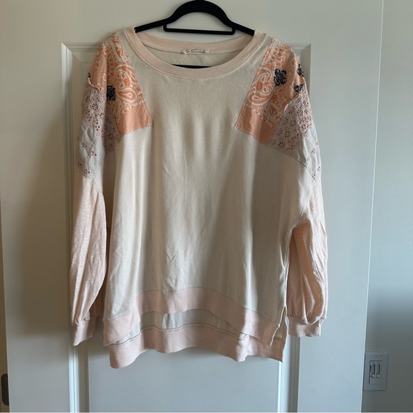 Free People We the Free Feelin’ It Embroidered Top - Picture 4 of 8